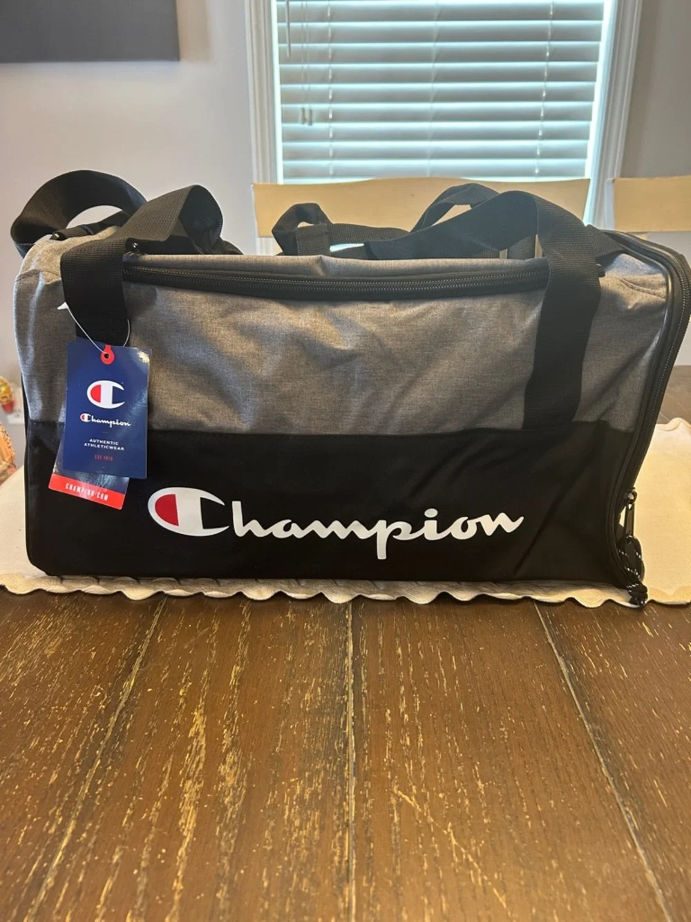 Champion Prologue Duffle Bag. Gray. NWT
